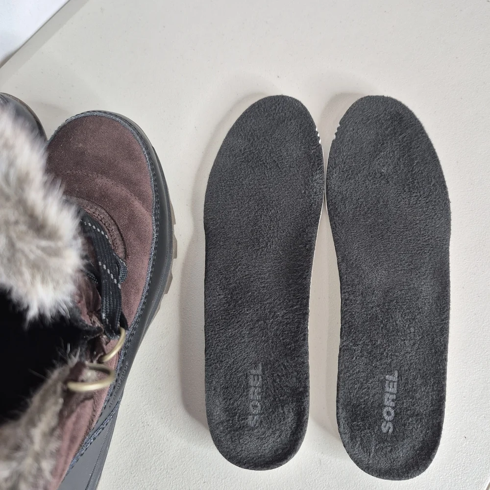 Sorel Tivoli Faux Fur Waterproof Winter Boots - Size 7
